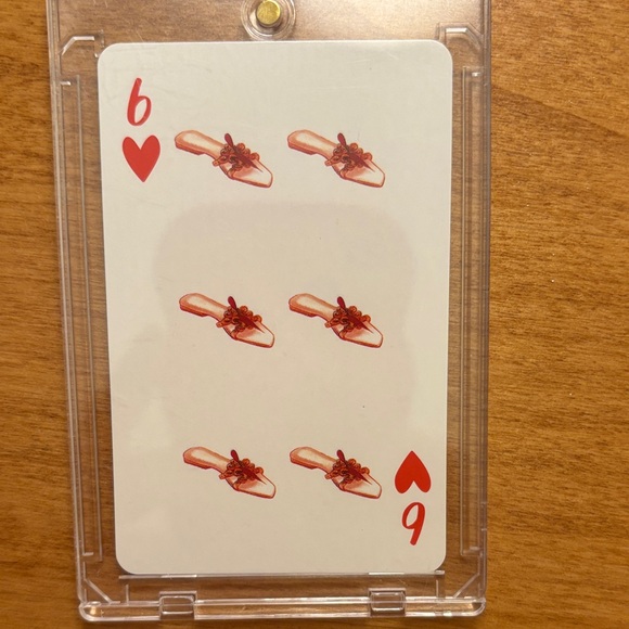Christian Louboutin Other - Christian Louboutin 6 Hearts playing card in hard case